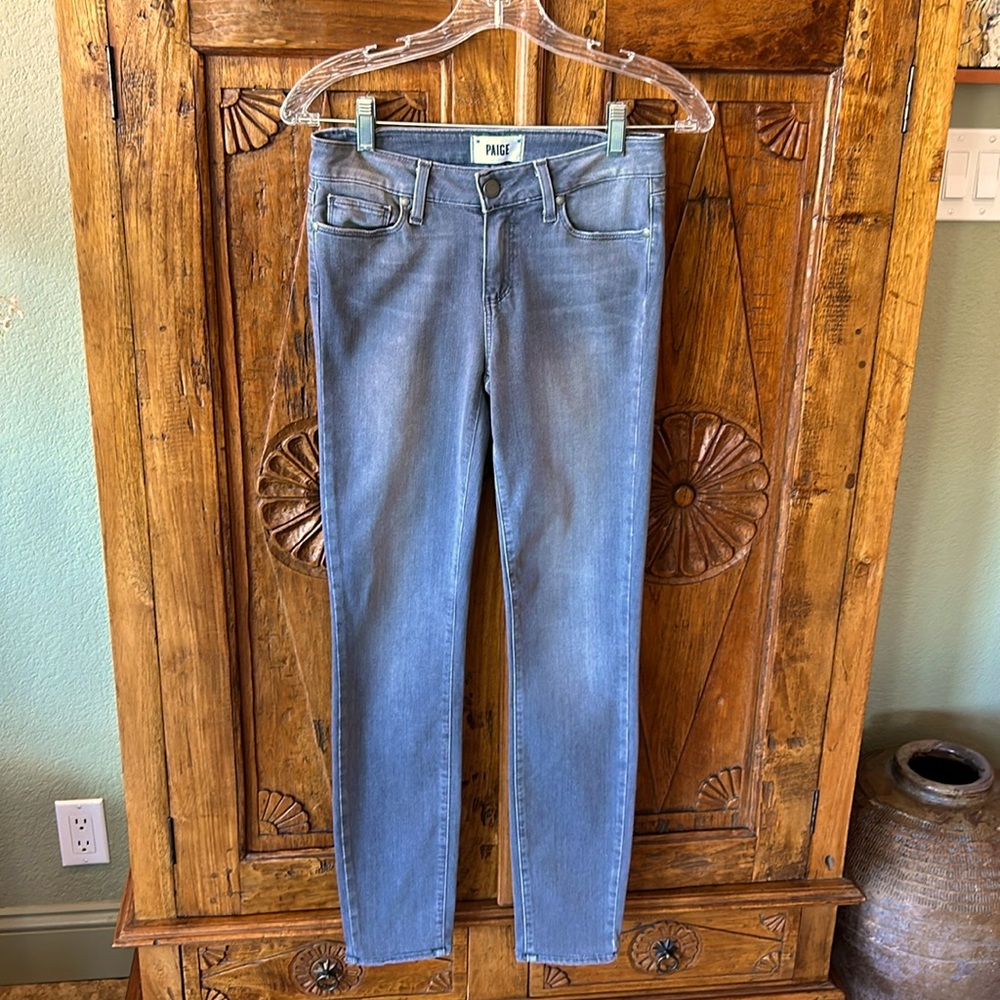 NWOT Paige Verdugo Ultra Skinny Jeans - Silvie Gray Wash